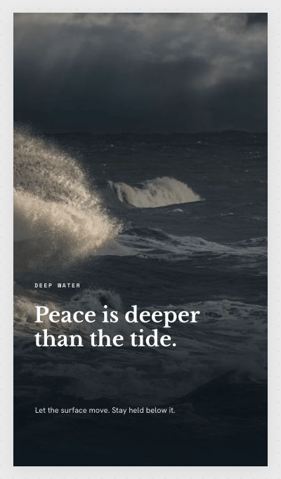 A finished sample sermon design