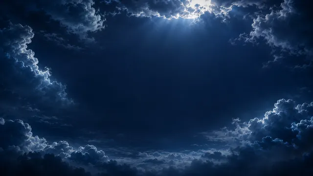 Moonlit Clouds, a sky worship background