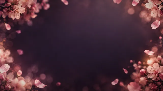 Blossom Bokeh, a landscape worship background