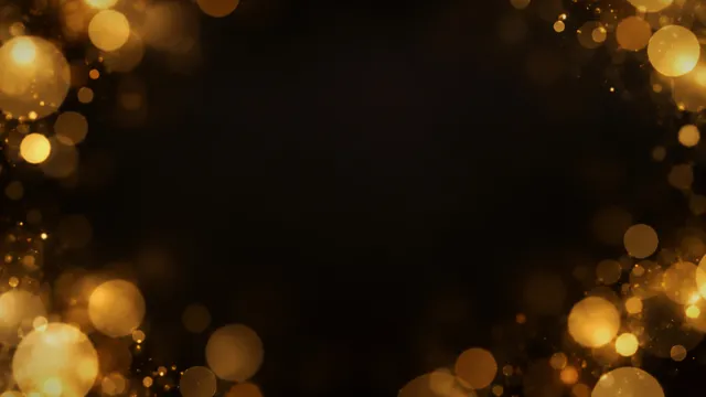 Warm Gold Bokeh, a light & bokeh worship background
