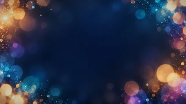 Soft Glow Orbs, a light & bokeh worship background
