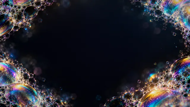 Holographic Foam, a gradient & liquid worship background