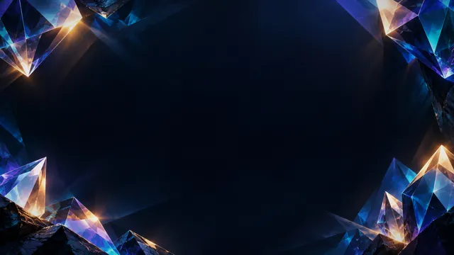 Crystal Facets, a geometric worship background