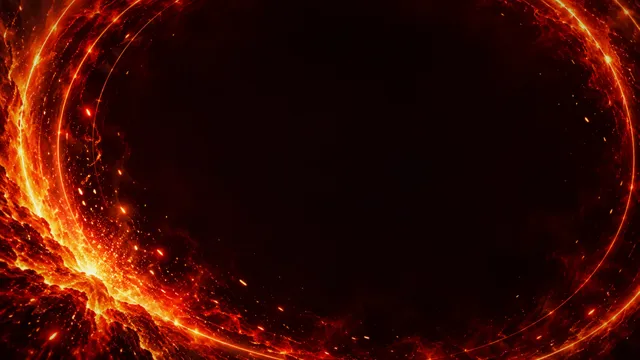 Fire Rings, a rings worship background