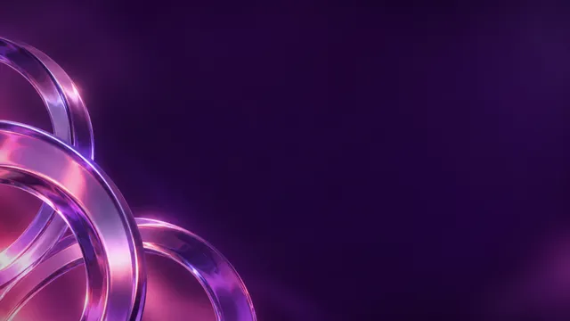 Glass Gradient Rings, a rings worship background