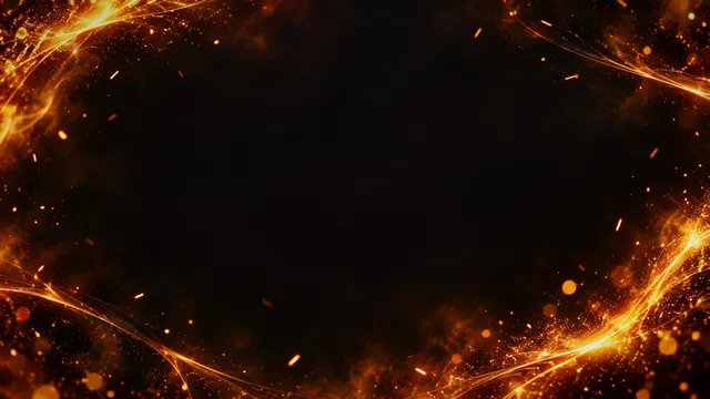 Solar Embers, a particles worship background