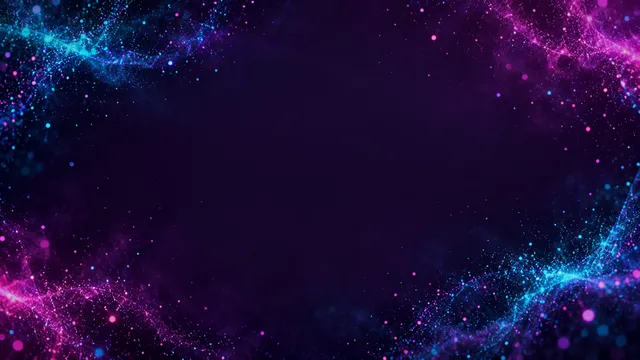 Neon Particle Drift, a particles worship background