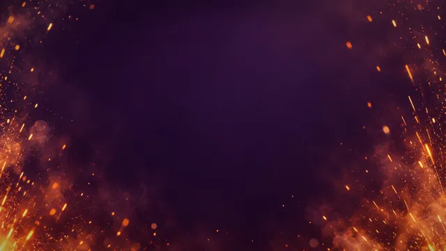 Dusk Orange Embers, a particles worship background