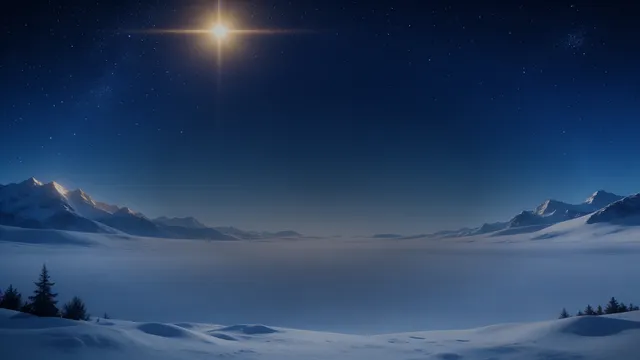 Silent Night Stars, a advent & christmas worship background