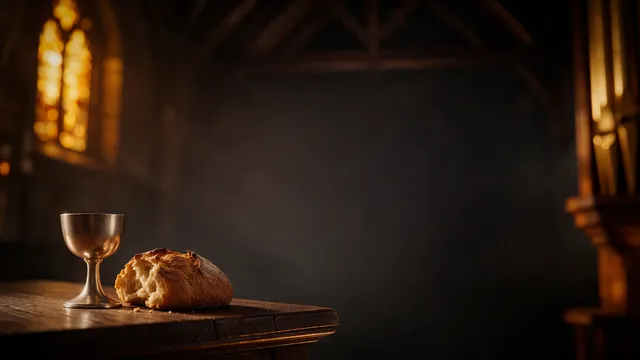 Bread And Cup, a lent & holy week worship background