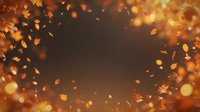 Autumn Leaves Bokeh, a seasons worship background