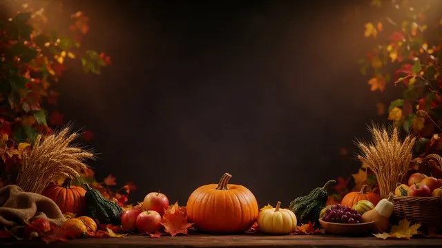 Thanksgiving Harvest Light, a occasions worship background