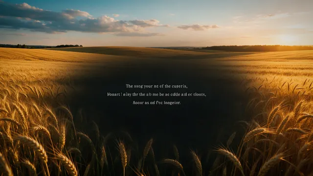 Harvest Wheat Sunset, a occasions worship background
