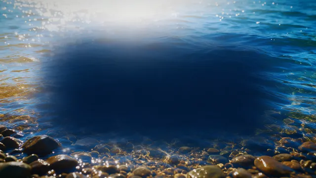 Baptism Light On Water, a worship moods worship background