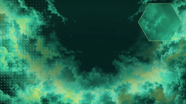 Spring Mint Storm, a cloud gradient worship background