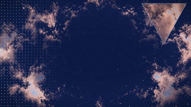 Peach Blue Nebula, a cloud gradient worship background