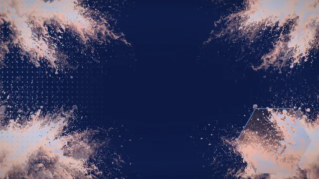 Peach Blue Burst, a cloud gradient worship background