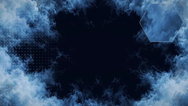 Ink Blue Billow, a cloud gradient worship background