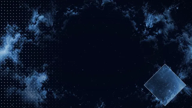 Ink Blue Nebula, a cloud gradient worship background
