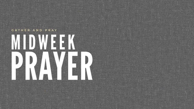 Midweek Prayer Charcoal, a sermon title slide